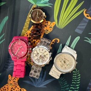 Michael Kors Women's Watches - Pink, Brown, Silver, White